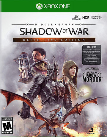
Middle-earth: Shadow of War - Definitive Edition | PlayStation 4 | supplemental product media | Region: North America | amazon-834ce43e4cef | Source: Amazon