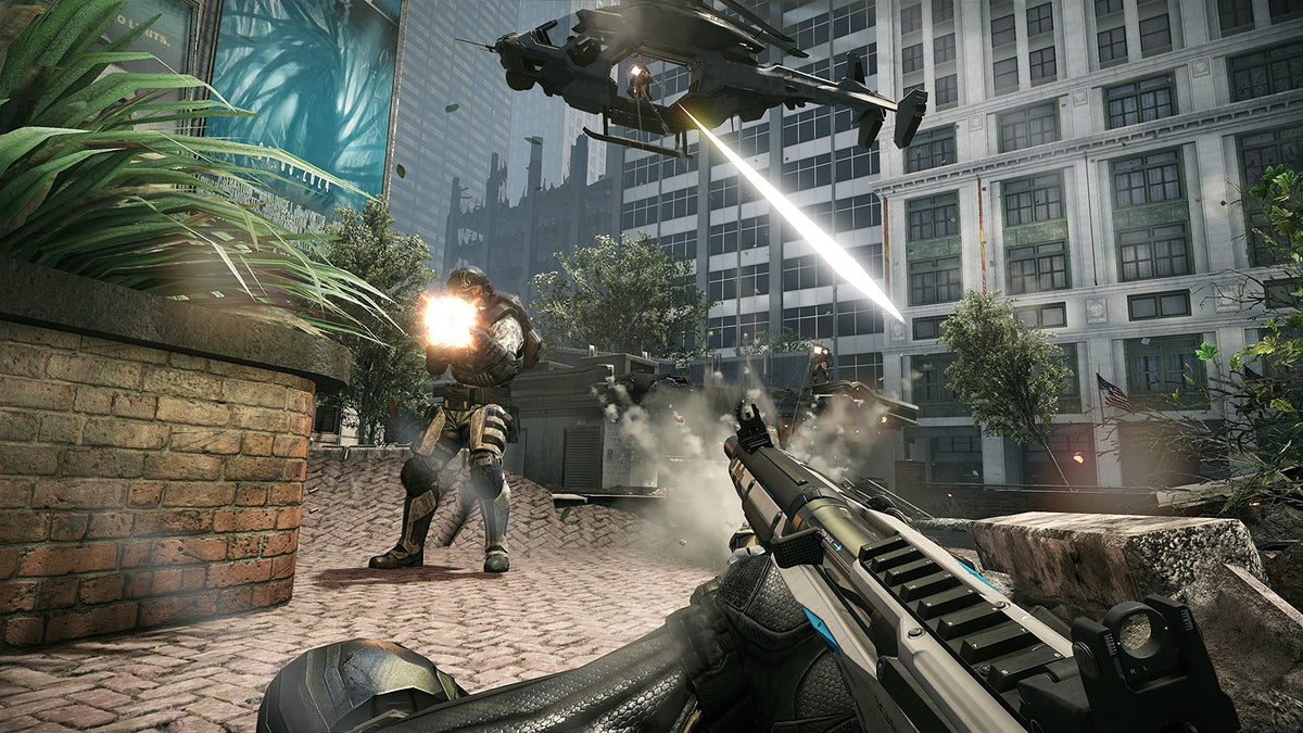 
Crysis: Remastered Trilogy | PlayStation 4 | supplemental product media | Region: North America | amazon-bf31b77dfc04 | Source: Amazon