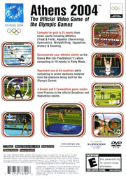 
Athens 2004 | PlayStation 2 | back cover | Region: North America | source-country=United States | Data by MobyGames.com