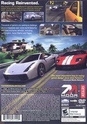 Test Drive Unlimited | PlayStation 2 | back cover | region=North America | source-country=United States | zypher-v2 | moby-e2346fa28d42 | Data by MobyGames.com