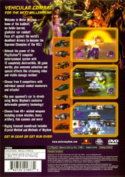 Motor Mayhem | PlayStation 2 | back cover | region=North America | source-country=Canada,United States | zypher-v2 | moby-74ae9c9316aa | Data by MobyGames.com