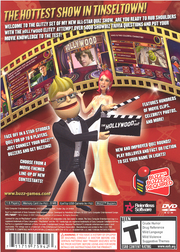 
Buzz! The Hollywood Quiz | PlayStation 2 | back cover | Region: North America | source-country=United States | Data by MobyGames.com