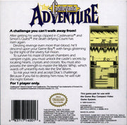 
Castlevania: The Adventure | Game Boy | back cover | Data by MobyGames.com