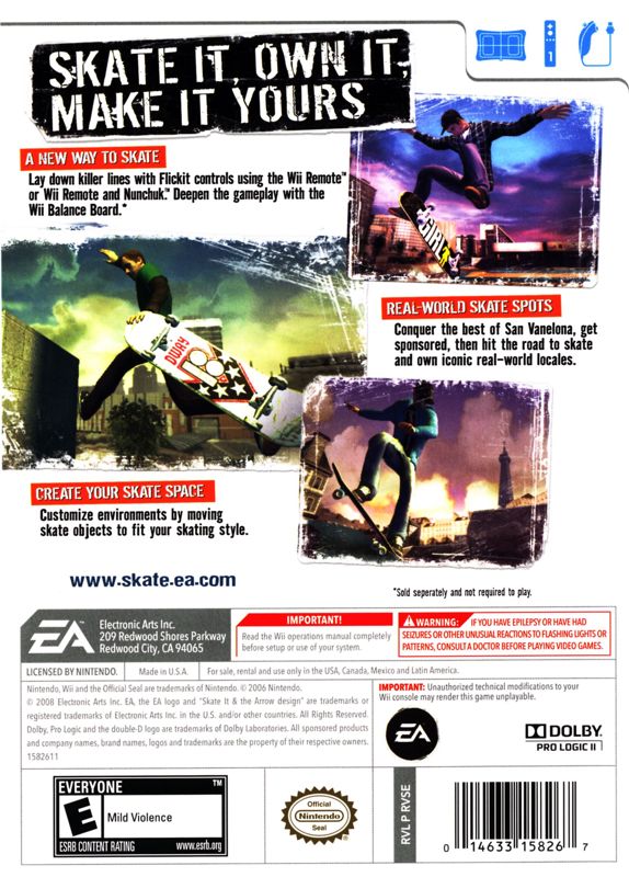 skate it | Wii | back cover | region=North America | source-country=Canada,Mexico,United States | zypher-v2 | moby-1c5c52c3fba9 | Data by MobyGames.com