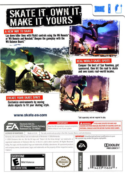 skate it | Wii | back cover | region=North America | source-country=Canada,Mexico,United States | zypher-v2 | moby-1c5c52c3fba9 | Data by MobyGames.com