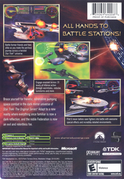 
Star Trek: Shattered Universe | Xbox | back cover | Data by MobyGames.com