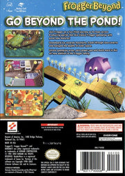 
Frogger Beyond | GameCube | back cover | Data by MobyGames.com