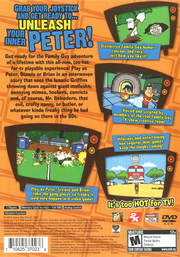 
Family Guy Video Game! | PlayStation 2 | back cover | Data by MobyGames.com