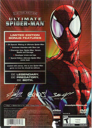 Ultimate Spider-Man (Limited Edition) | PlayStation 2 | back cover | region=North America | source-country=Canada,United States | zypher-v2 | moby-42ae0fc5d166 | Data by MobyGames.com