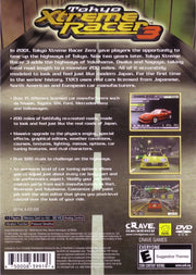 Tokyo Xtreme Racer 3 | PlayStation 2 | back cover | region=North America | source-country=Canada,United States | zypher-v2 | moby-e658aceb68ba | Data by MobyGames.com