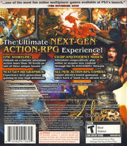 
Untold Legends: Dark Kingdom | PlayStation 3 | back cover | Data by MobyGames.com