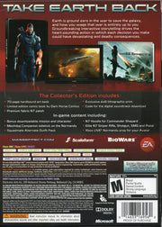 
Mass Effect 3 (N7 Collector's Edition) | Xbox 360 | back cover | Region: North America | source-country=Canada,United States | Data by MobyGames.com