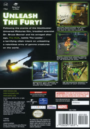 Hulk | GameCube | back cover | region=North America | source-country=United States | zypher-v2 | moby-4222d98ce85a | Data by MobyGames.com