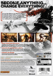 
Prototype | Xbox 360 | back cover | Data by MobyGames.com