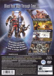 
TimeSplitters: Future Perfect | PlayStation 2 | back cover | Data by MobyGames.com