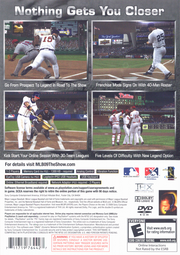 MLB 09: The Show | PlayStation 2 | back cover | region=North America | source-country=United States | zypher-v2 | moby-296cceb0c192 | Data by MobyGames.com
