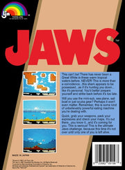 
Jaws | NES | back cover | Data by MobyGames.com