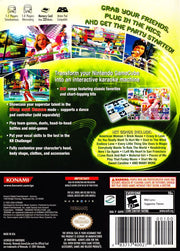 Karaoke Revolution: Party | GameCube | back cover | region=North America | source-country=Argentina,Brazil,Canada,Chile,Colombia,Mexico,United States,Uruguay | zypher-v2 | moby-449c94bf1626 | Data by MobyGames.com