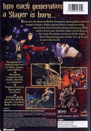 
Buffy the Vampire Slayer | Xbox | back cover | Region: North America | source-country=Canada,United States | Data by MobyGames.com