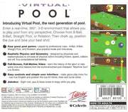 
Virtual Pool | PlayStation | back cover | Data by MobyGames.com