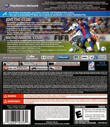
FIFA Soccer 13 | PlayStation 3 | back cover | Data by MobyGames.com