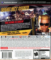 
Duke Nukem Forever | PlayStation 3 | back cover | Data by MobyGames.com