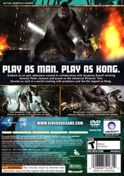 Peter Jackson's King Kong: The Official Game of the Movie | Xbox 360 | back cover | region=North America | source-country=Canada,United States | zypher-v2 | moby-cbcb08532f13 | Data by MobyGames.com