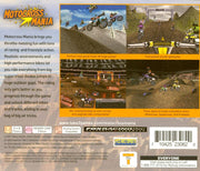 
Motocross Mania | PlayStation | back cover | Region: North America | source-country=Canada,United States | Data by MobyGames.com