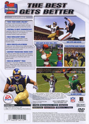 Madden NFL 2003 | PlayStation 2 | back cover | region=North America | source-country=Canada,United States | zypher-v2 | moby-28ff856876ab | Data by MobyGames.com