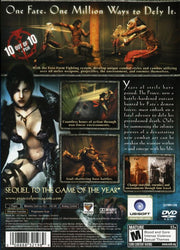 Prince of Persia: Warrior Within | PlayStation 2 | back cover | region=North America | source-country=Canada,United States | zypher-v2 | moby-d38392c46622 | Data by MobyGames.com