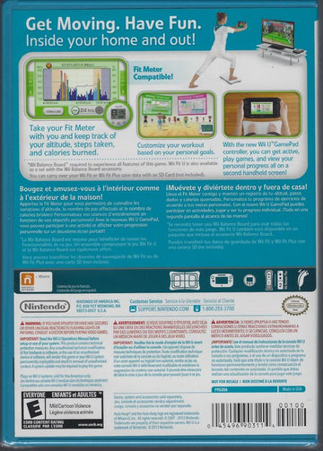 
Wii Fit U | Wii U | back cover | Data by MobyGames.com