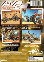 
ATV: Quad Power Racing 2 | Xbox | back cover | Data by MobyGames.com