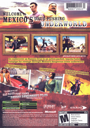 
Total Overdose: A Gunslinger's Tale in Mexico | Xbox | back cover | Data by MobyGames.com