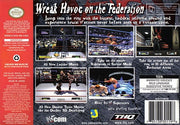 
WWF No Mercy | Nintendo 64 | back cover | Data by MobyGames.com