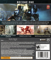 Titanfall 2 | Xbox One | back cover | region=North America | source-country=United States | zypher-v2 | moby-b31fa5bc1a7a | Data by MobyGames.com