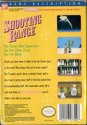 
Shooting Range | NES | back cover | Data by MobyGames.com