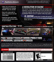 
Gran Turismo 5: XL Edition | PlayStation 3 | back cover | Data by MobyGames.com
