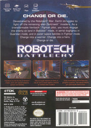 
Robotech: Battlecry | GameCube | back cover | Data by MobyGames.com