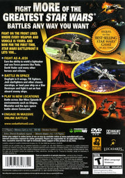 Star Wars: Battlefront II | PlayStation 2 | back cover | region=North America | source-country=United States | zypher-v2 | moby-14833bad7ad2 | Data by MobyGames.com