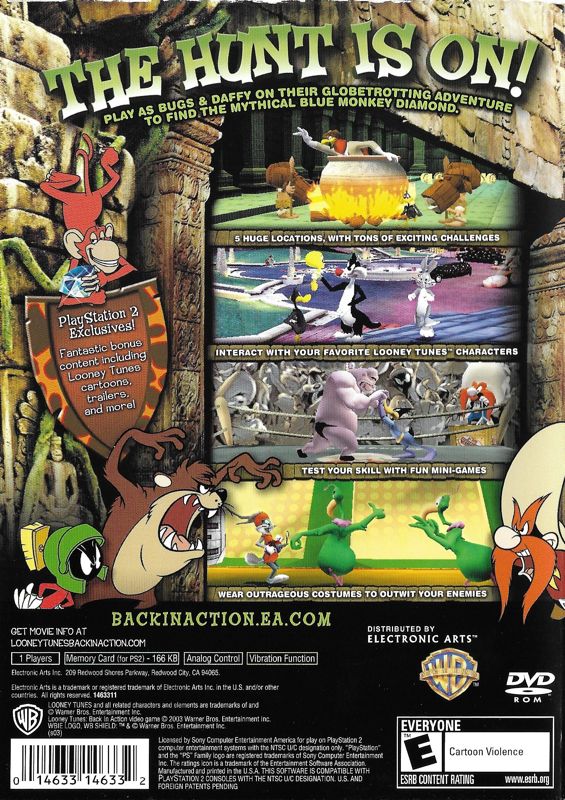 
Looney Tunes: Back in Action | PlayStation 2 | back cover | Data by MobyGames.com