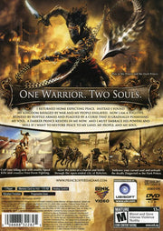 Prince of Persia: The Two Thrones | PlayStation 2 | back cover | region=North America | source-country=Canada,United States | zypher-v2 | moby-521398372169 | Data by MobyGames.com