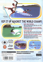
Sunny Garcia Surfing | PlayStation 2 | back cover | Region: North America | source-country=United States | Data by MobyGames.com