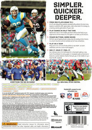 Madden NFL 11 | Xbox 360 | back cover | region=North America | source-country=United States | zypher-v2 | moby-4512c09c322c | Data by MobyGames.com