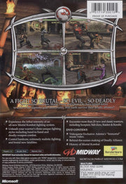 Mortal Kombat: Deadly Alliance | Xbox | back cover | region=North America | source-country=Canada,United States | zypher-v2 | moby-84720a8310c0 | Data by MobyGames.com