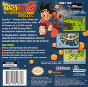 
Dragon Ball Z: The Legacy of Goku | Game Boy Advance | back cover | Data by MobyGames.com