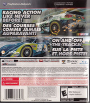 NASCAR: Unleashed | PlayStation 3 | back cover | region=North America | source-country=Canada | zypher-v2 | moby-18a3703e3f47 | Data by MobyGames.com