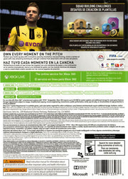 
FIFA 17 | Xbox 360 | back cover | Data by MobyGames.com