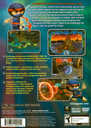 
I-Ninja | PlayStation 2 | back cover | Data by MobyGames.com