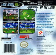 
ESPN Final Round Golf 2002 | Game Boy Advance | back cover | Data by MobyGames.com