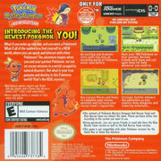 
Pokémon Mystery Dungeon: Red Rescue Team | Game Boy Advance | back cover | Data by MobyGames.com